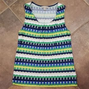 Banana Republic print tank top shell XS GUC